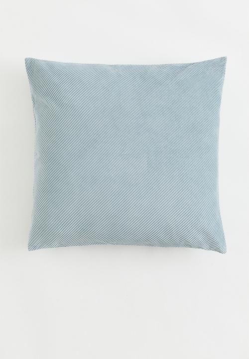 H&M - Corduroy cushion cover - blue