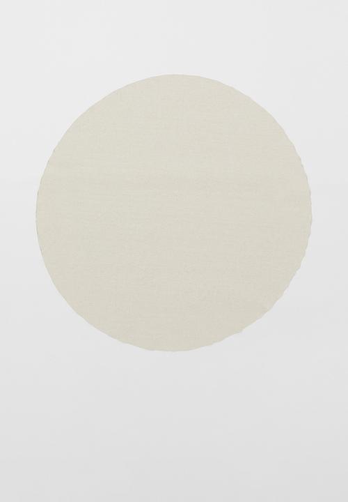 H&M - Round linen-blend tablecloth - light beige