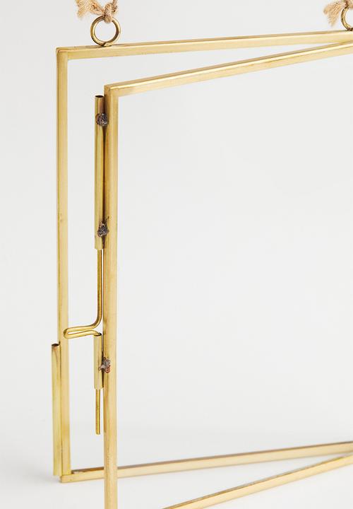 H&M - Metal photo frame - gold
