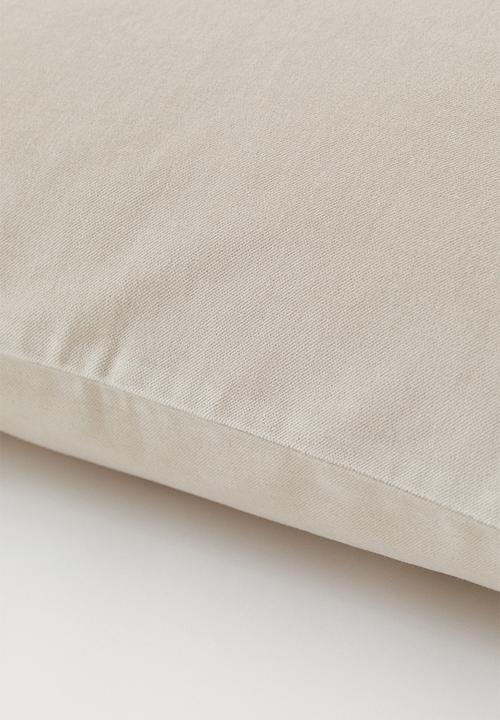 H&M - Cotton velvet cushion cover - beige