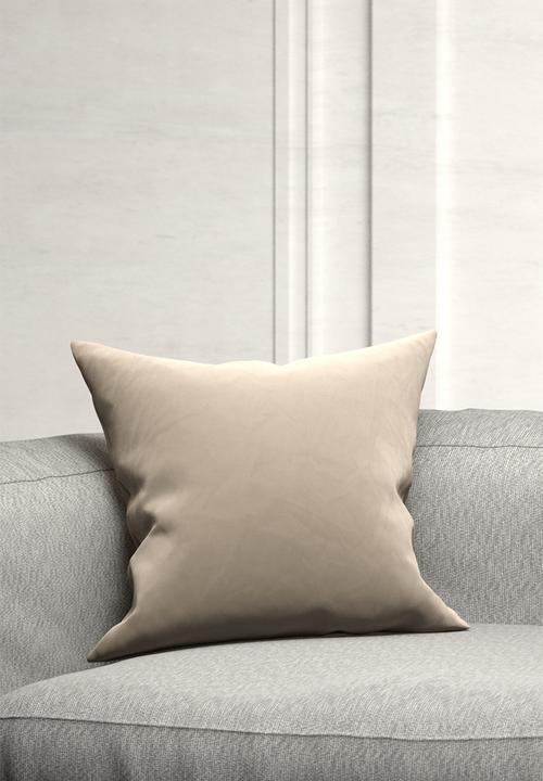 H&M - Cotton velvet cushion cover - beige