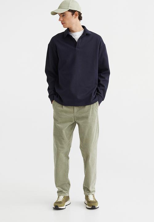 H&M - Relaxed fit polo shirt - navy blue