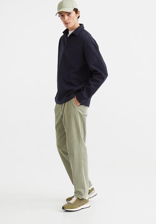 H&M - Relaxed fit polo shirt - navy blue