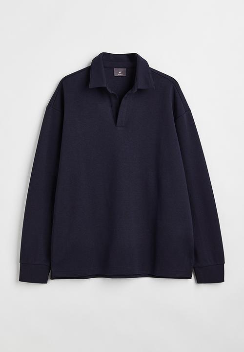 H&M - Relaxed fit polo shirt - navy blue