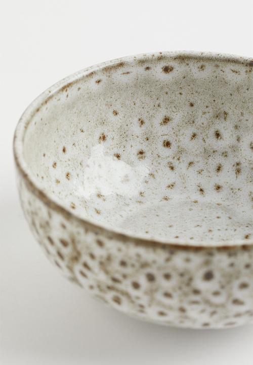 H&M - Stoneware bowl - beige/multi