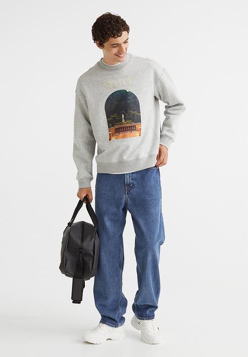 H&M - Sweatshirt - light grey/statue