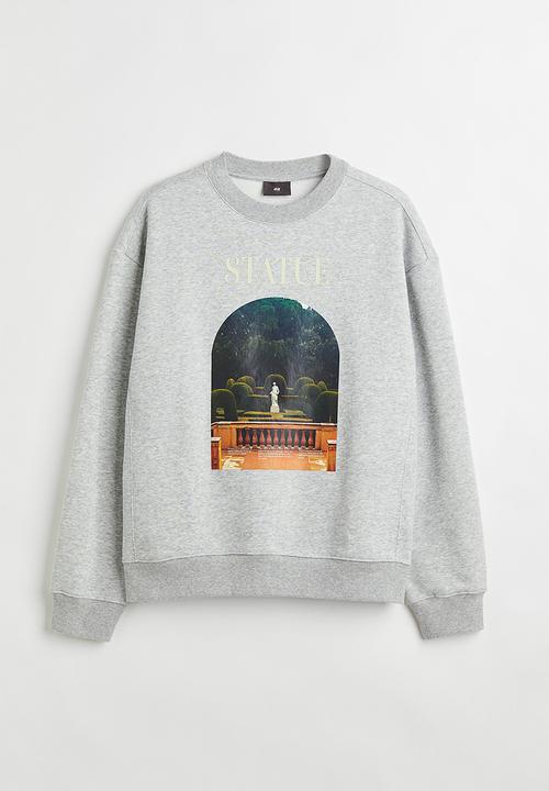 H&M - Sweatshirt - light grey/statue