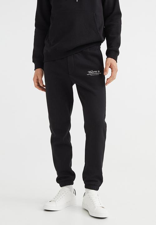 H&M - Slim fit sweatpant - black