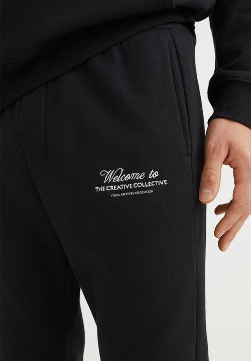 H&M - Slim fit sweatpant - black