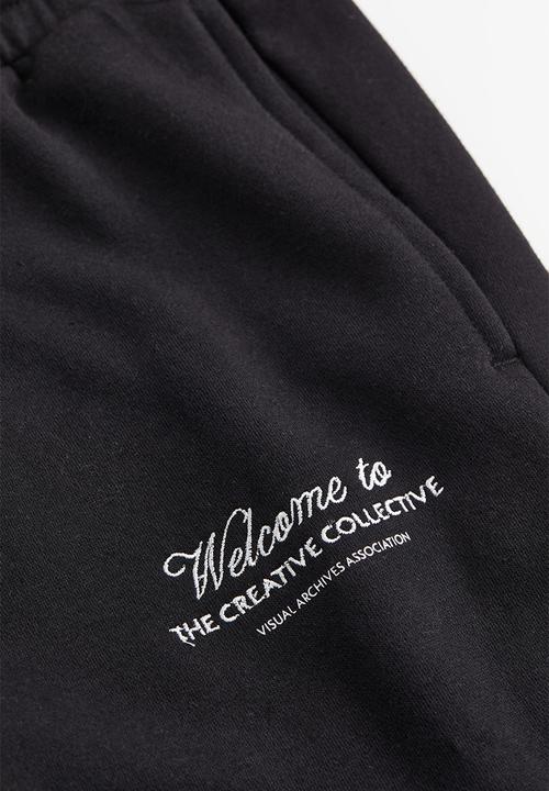 H&M - Slim fit sweatpant - black