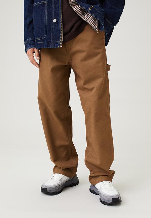 H&M - Relaxed fit twill trousers - dark beige