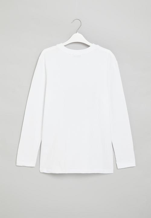 Superbalist - Boys graphic long sleeve tee - white