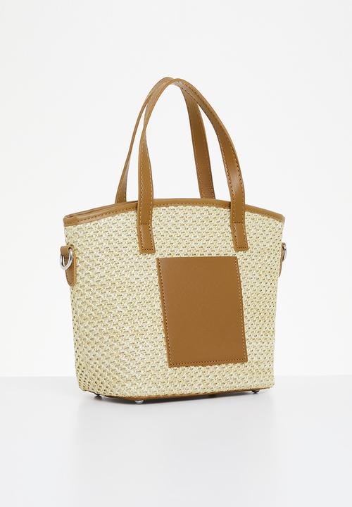 Superbalist - Kim tote bag - natural & brown