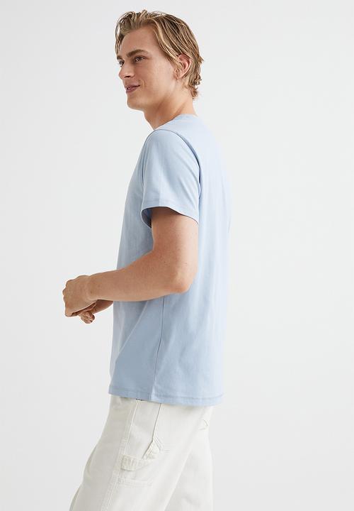 H&M - Regular fit coolmax® T-shirt - light blue