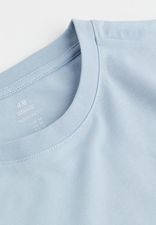 H&M - Regular fit coolmax® T-shirt - light blue