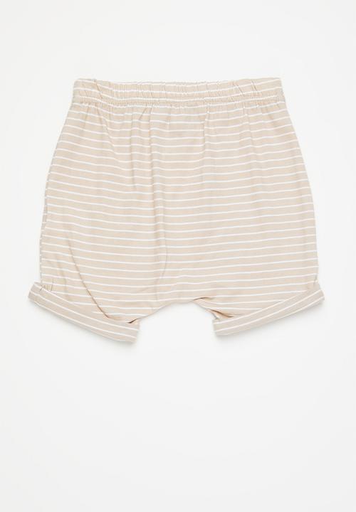 Superbalist - 2 Pack cotton shorts - blue & stone