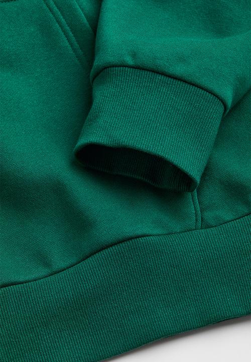 H&M - Oversized fit hoodie - green/make or break