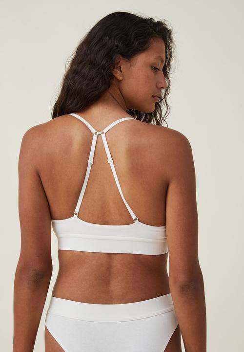 Cotton On - Organic cotton plunge - whisper white
