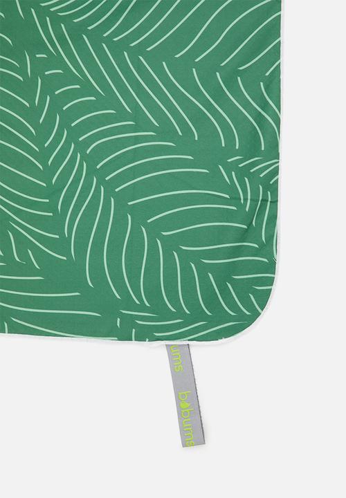 Bobums - Non slip yoga towel - feather leaf
