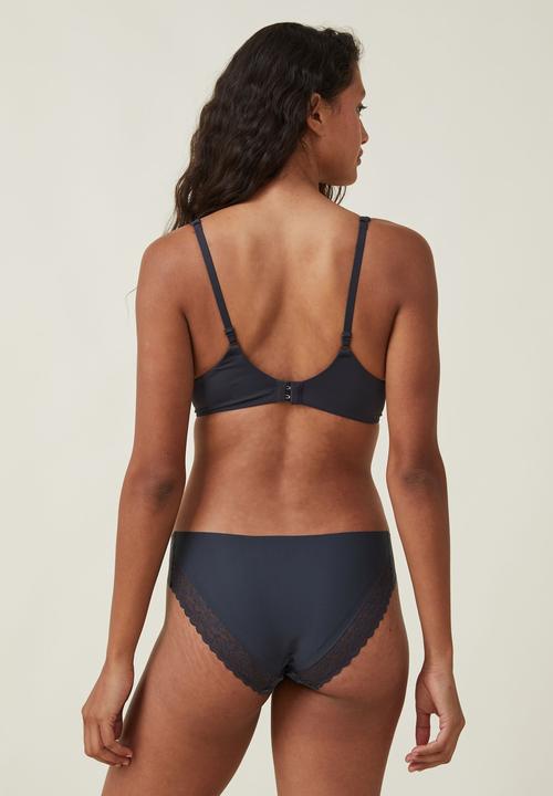 Cotton On - Party pants seamless bikini brief - element blue