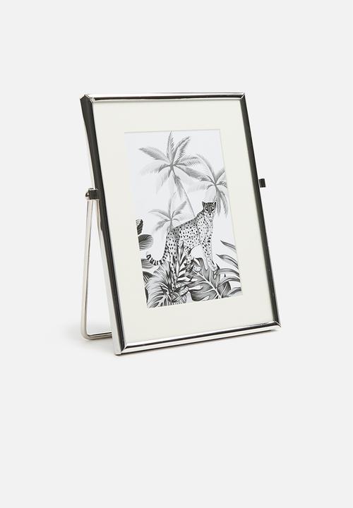 H&S - Photo frame palm tree - silver