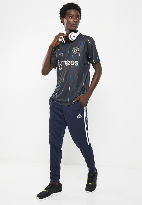 adidas Performance - AEROREADY Sereno Slim Tapered Cut 3-Stripes pants - legend ink