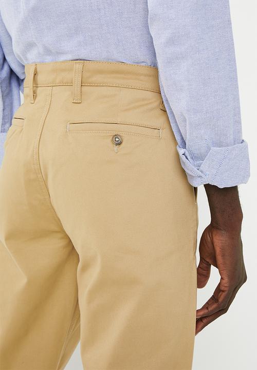 POLO - Men relaxed fit chino - khaki