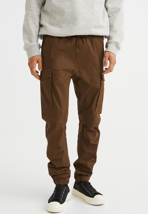 H&M - Cargo joggers - khaki brown