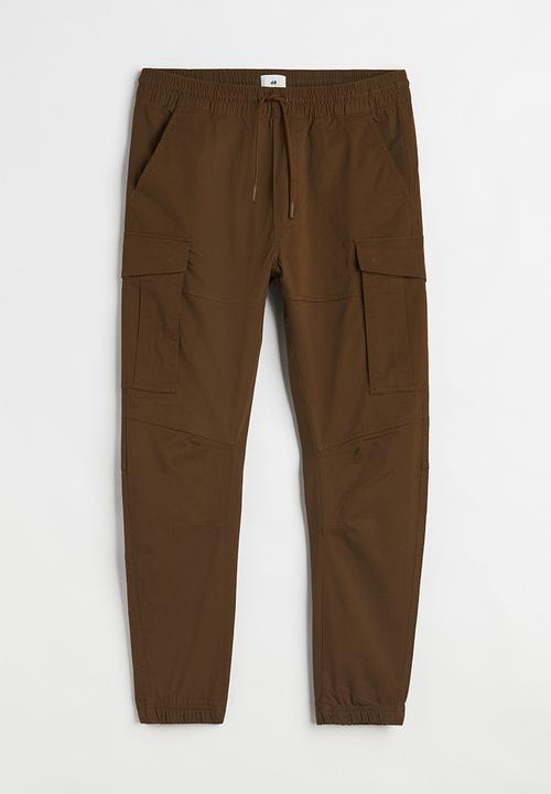H&M - Cargo joggers - khaki brown