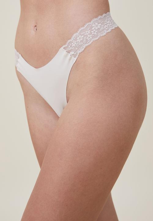 Cotton On - Party pants seamless G-string brief - birch
