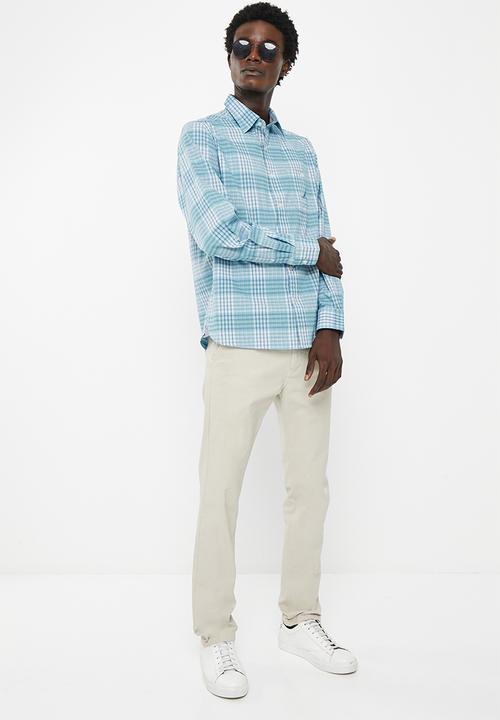 Nautica - Nautica blues long sleeve check - petrol