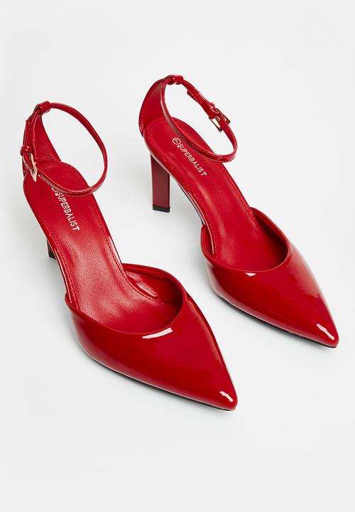 Superbalist - Kamva anklestrap heel - red