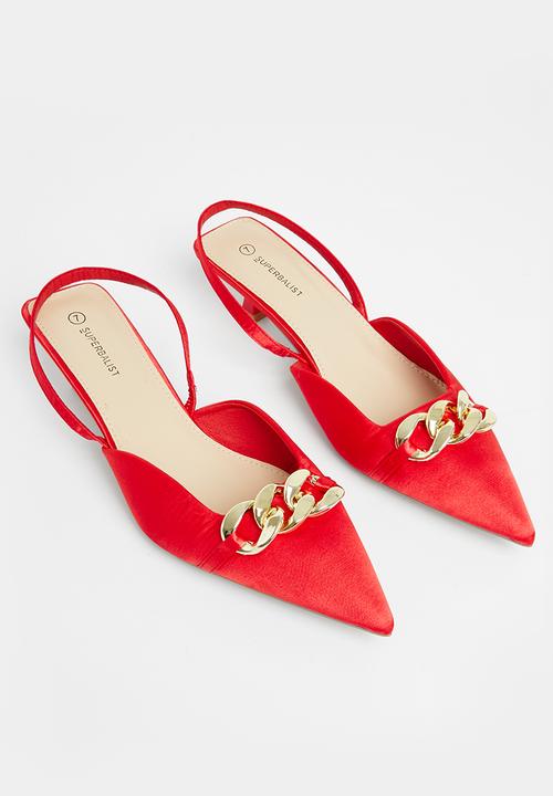 Superbalist - Tammy slingback heel - red