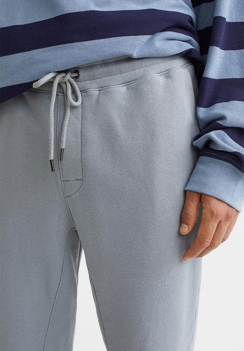 H&M - Regular fit sweatpants - light grey-blue