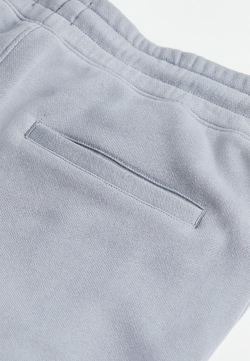 H&M - Regular fit sweatpants - light grey-blue