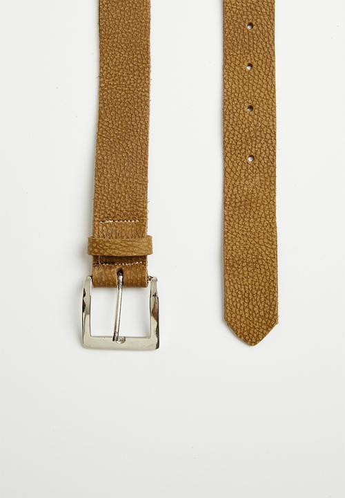 Superbalist - Montero leather belt - cognac