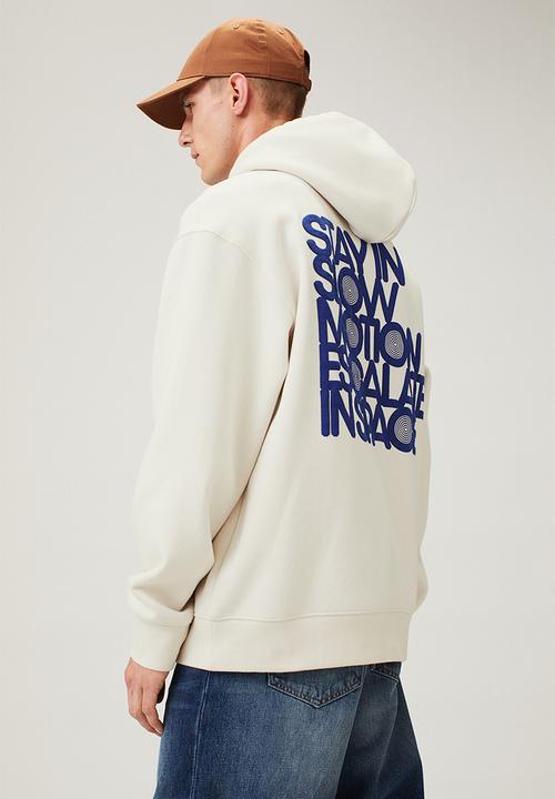 H&M - Relaxed fit hoodie - light beige/slow motion
