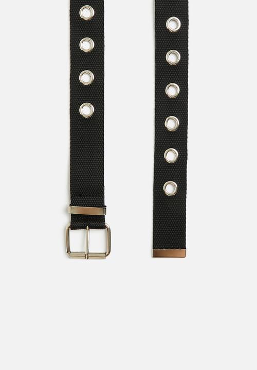 Superbalist - Cindy eyelet belt - black