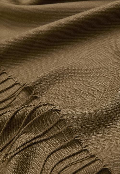 H&M - Scarf - dark khaki green