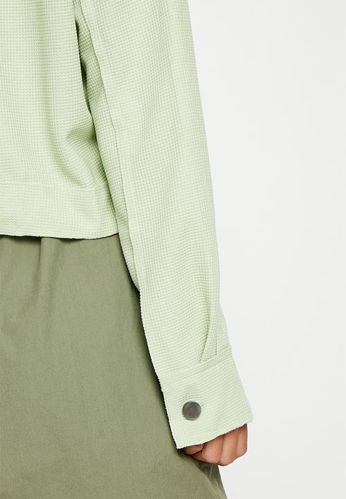 dailyfriday - Corduroy shacket - sage