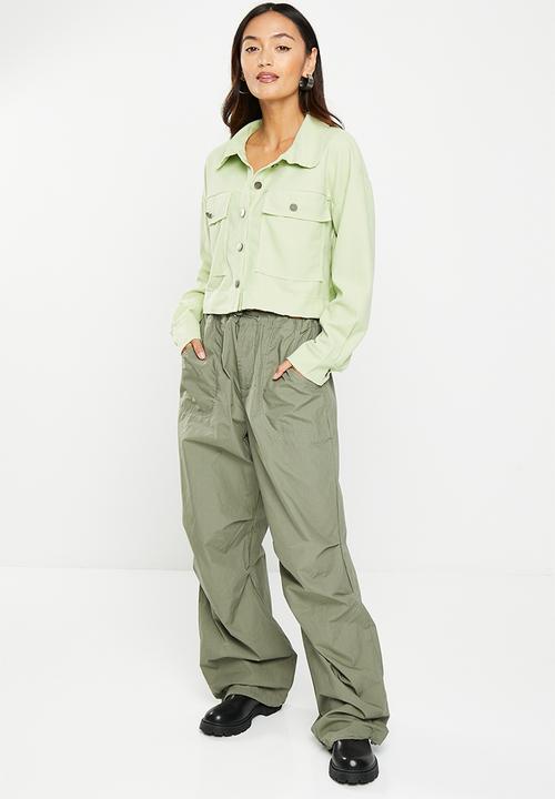 dailyfriday - Corduroy shacket - sage