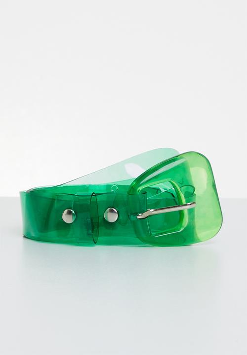 Superbalist - Jessey pvc belt - green