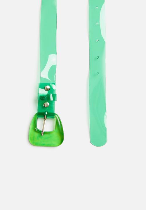 Superbalist - Jessey pvc belt - green