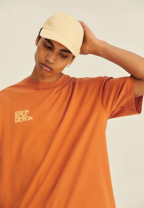 H&M - Relaxed fit cotton T-shirt - dark beige/slow motion