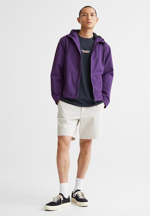 H&M - Relaxed fit cotton T-shirt - dark blue/swimming