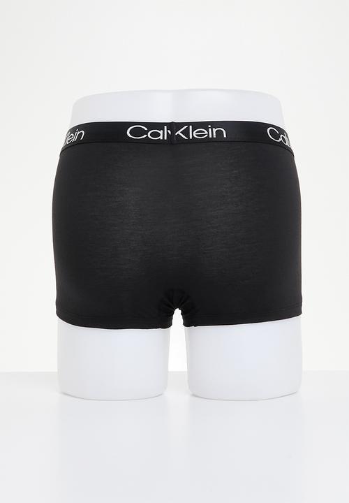 Calvin Klein - Trunk 3 pack - light grey h / mesquite lime / black