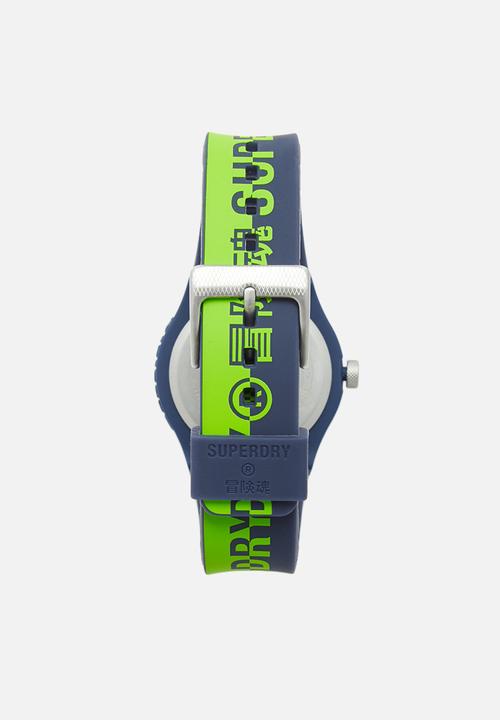 Superdry. - Superdry - navy / green 