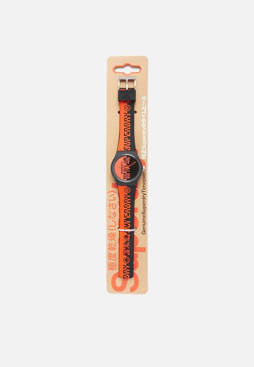 Superdry. - Superdry - black / orange 