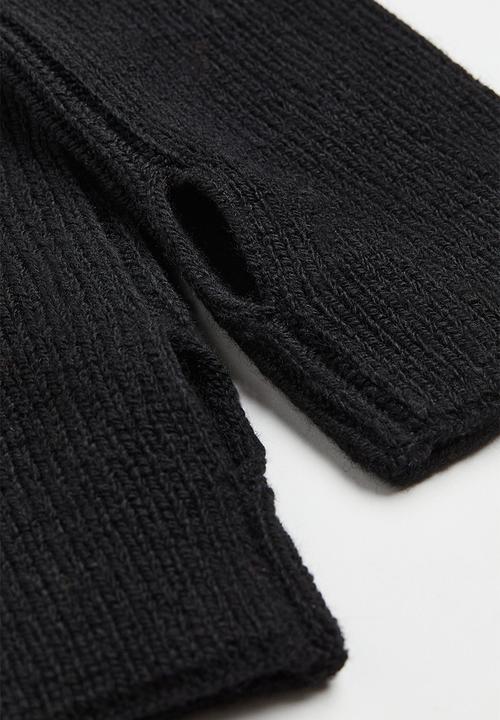 H&M - Fingerless gloves - black