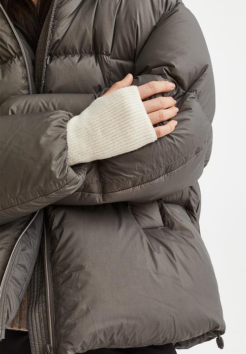 H&M - Fingerless gloves - cream